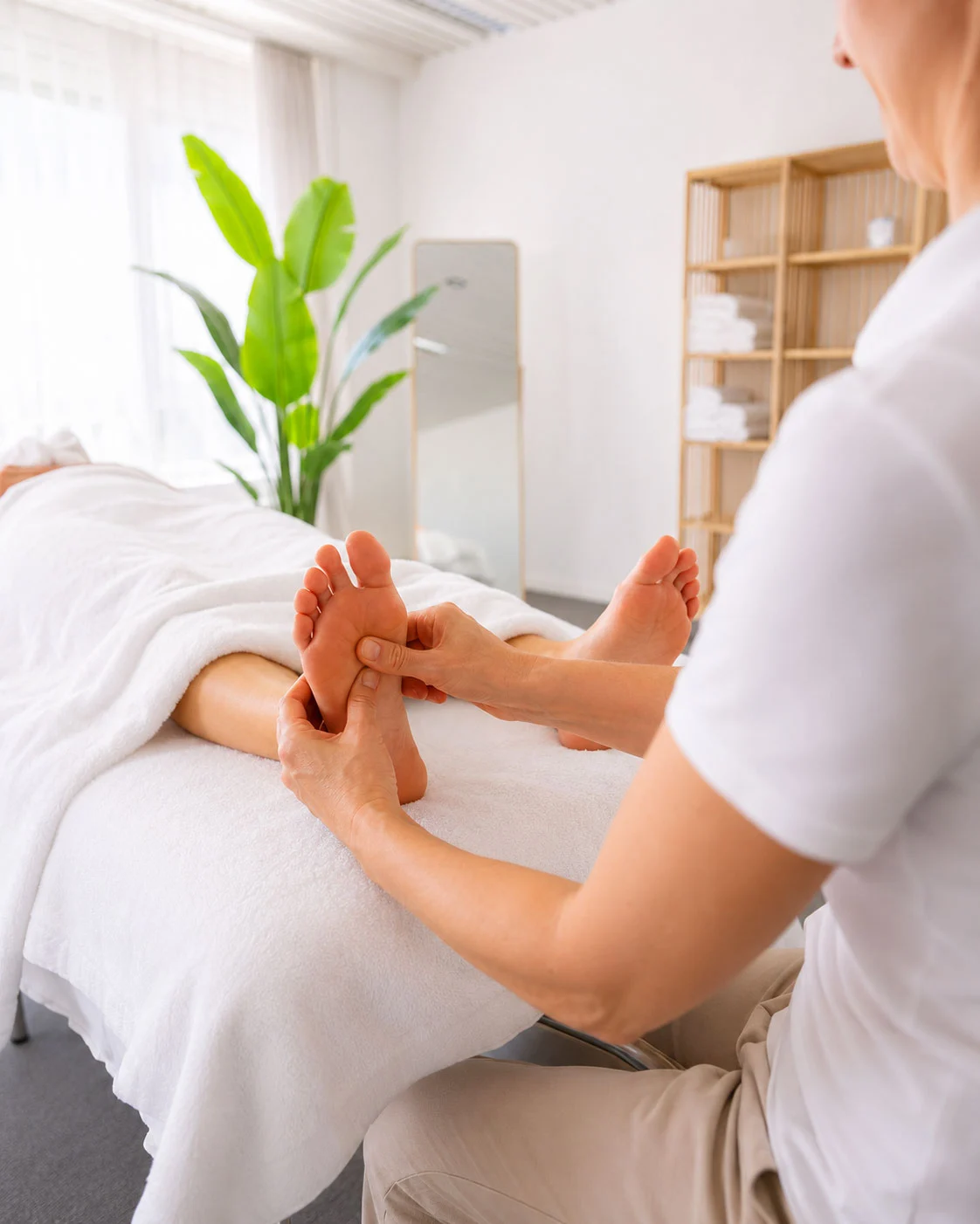 Ruhige Fussreflexzonenmassage in Wädenswil für Entspannung und Ausgleich